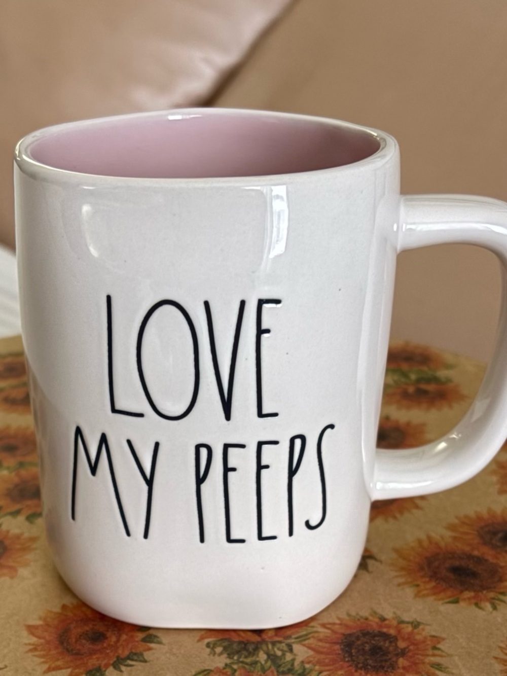 Rae Dunn 'Love My Peeps' Mug